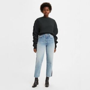 Levis’s Made Crafted  The Column Pants Women's Blue Jeans High Rise Size 29/30